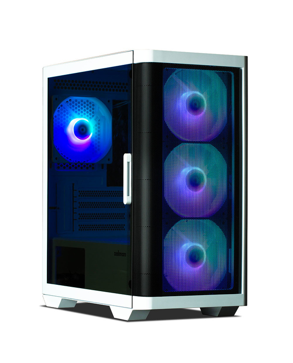 Zalman M4 WHITE unité centrale Mini Tower Noir