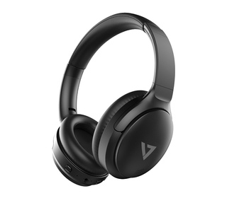 V7 HB800ANC écouteur/casque Sans fil Arceau Appels/Musique USB Type-C Bluetooth Noir