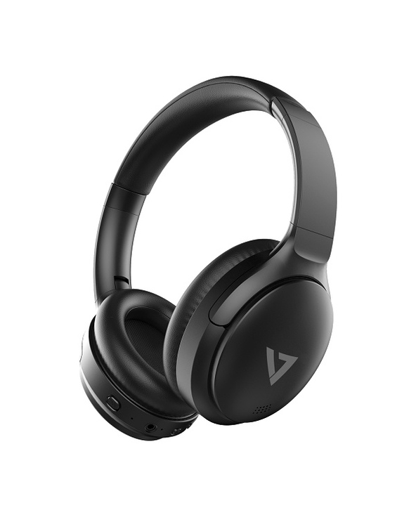 V7 HB800ANC écouteur/casque Sans fil Arceau Appels/Musique USB Type-C Bluetooth Noir