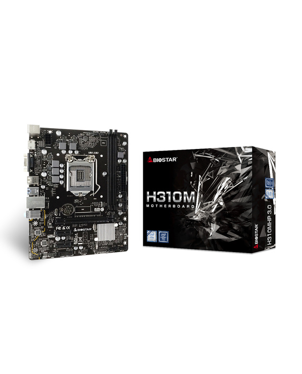 Biostar H310MHP 3.0 carte mère Intel H310 LGA 1151 (Emplacement H4) micro ATX