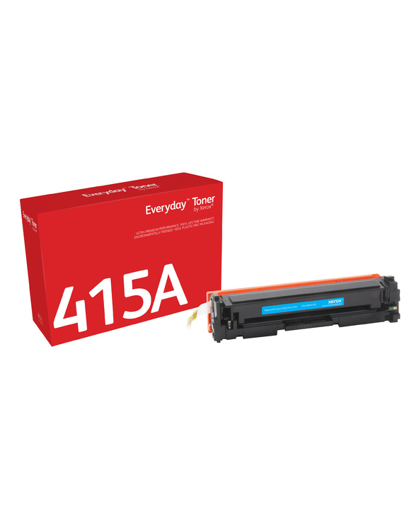 Everyday Toner Cyan  de Xerox compatible avec HP 415A (W2031A), Capacité standard