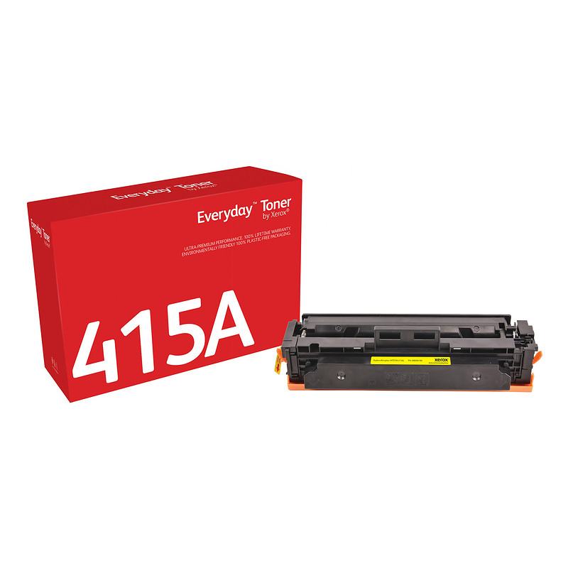 Everyday Toner Jaune  de Xerox compatible avec HP 415A (W2032A), Capacité standard