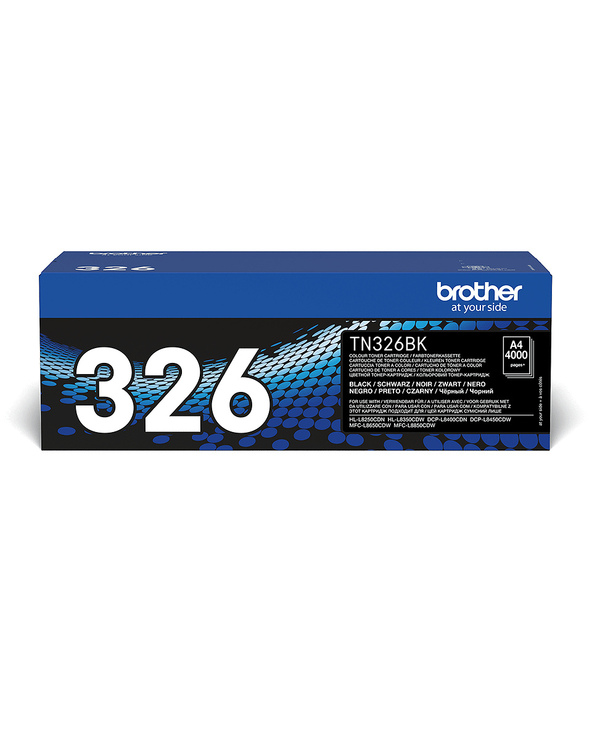 Brother TN-326BK - Cartouche de toner originale à haut rendement – Noir