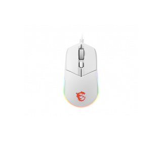 MSI CLUTCH GM11 WHITE souris Jouer Ambidextre USB Type-A Optique 5000 DPI