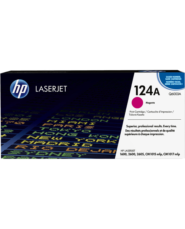 HP 124A toner LaserJet magenta authentique