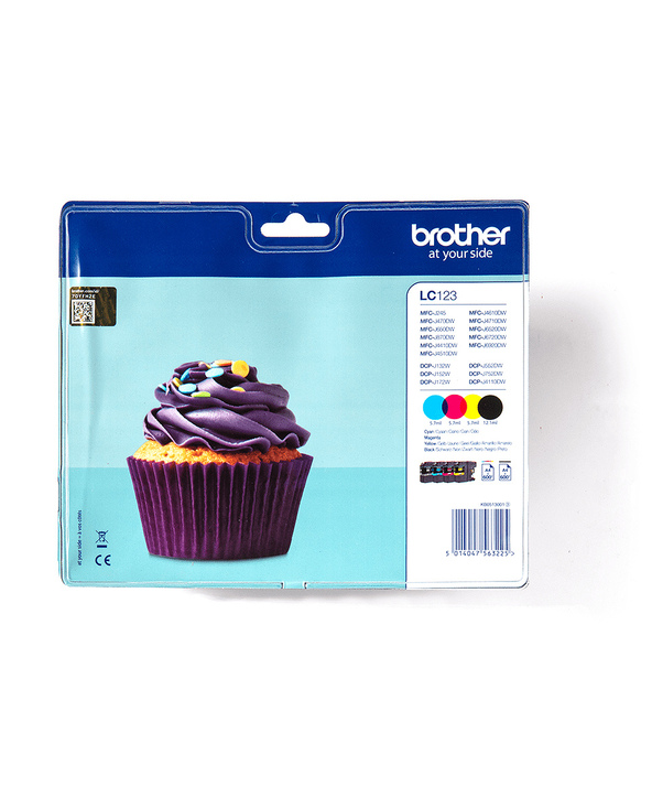 Brother LC123VALBP - Pack de cartouches d'encre originales