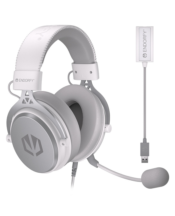 ENDORFY VIRO Plus USB Onyx White Casque Avec fil Arceau Musique/Quotidien Blanc