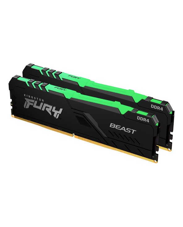 Kingston Technology FURY Beast RGB module de mémoire 16 Go 2 x 8 Go DDR4 3200 MHz