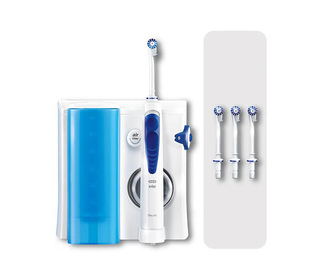 Oral-B Oxyjet Adulte Brosse à dents rotative oscillante Blanc