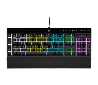 Corsair K55 RGB PRO clavier Jouer USB AZERTY Français Noir