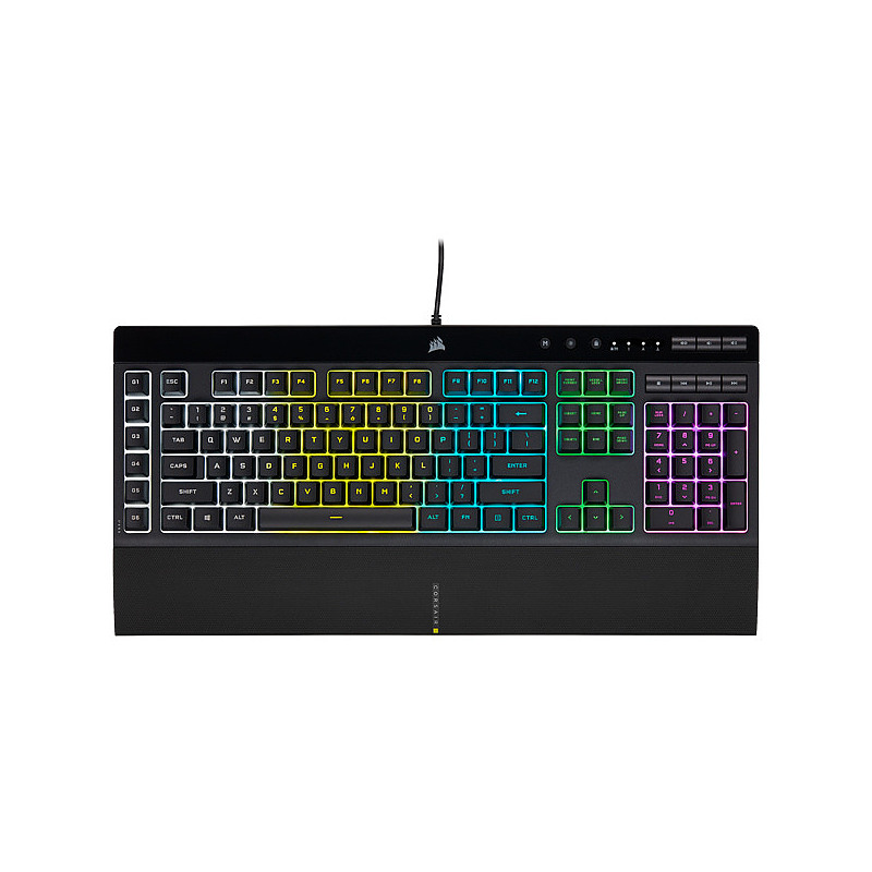 Corsair K55 RGB PRO clavier Jouer USB AZERTY Français Noir