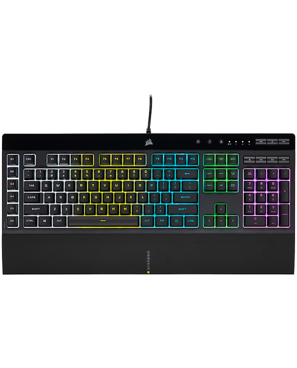 Corsair K55 RGB PRO clavier Jouer USB AZERTY Français Noir