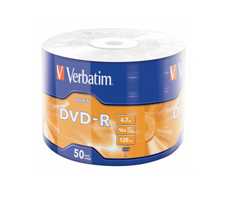 Verbatim 43791 DVD vierge 4,7 Go DVD-R 50 pièce(s)