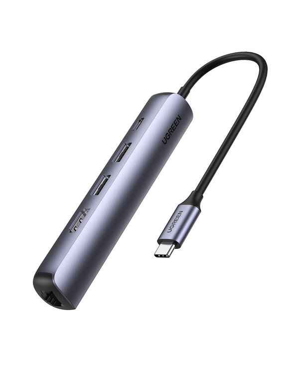 Ugreen 10919 station d'accueil Avec fil USB 3.2 Gen 1 (3.1 Gen 1) Type-C Gris Ugreen 10919 station d'accueil Avec fil USB 3.2 Gen 1 (3.1 Gen 1) Type-C Gris