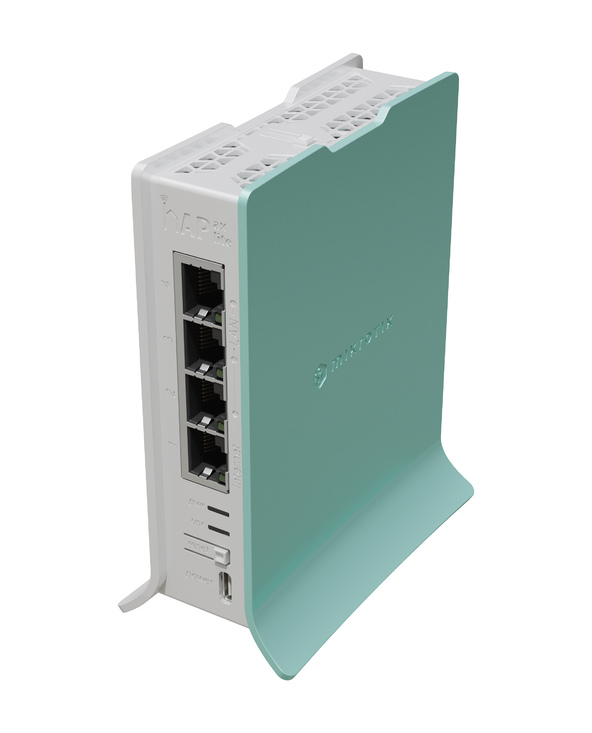 Mikrotik hAP routeur sans fil Gigabit Ethernet Monobande (2,4 GHz) Vert, Blanc