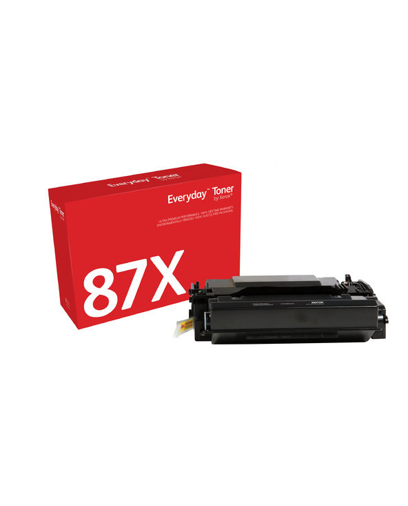 Everyday Toner Noir  de Xerox compatible avec HP 87X (CF287X/ CRG-041H), Grande capacité