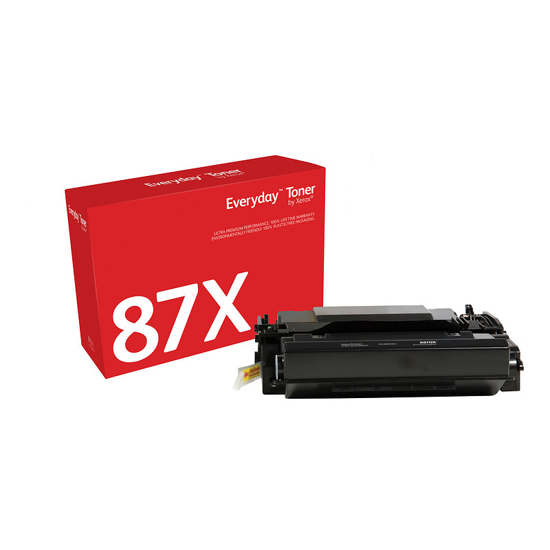 Everyday Toner Noir  de Xerox compatible avec HP 87X (CF287X/ CRG-041H), Grande capacité