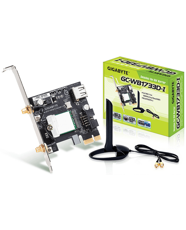 Gigabyte GC-WB1733D-I carte réseau Interne WLAN / Bluetooth 1733 Mbit/s