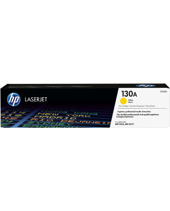 HP Cartouche de toner jaune d'origine LaserJet 130A