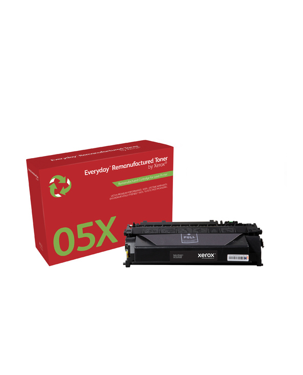 Everyday Toner remanufacturé Mono  de Xerox compatible avec HP 05X (CE505X), Grande capacité