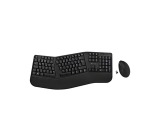 V7 Ensemble clavier et souris ergonomique Bluetooth CKW500BTFR - Configuration FR