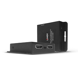 Lindy 38208 extension audio/video Émetteur et récepteur AV Noir