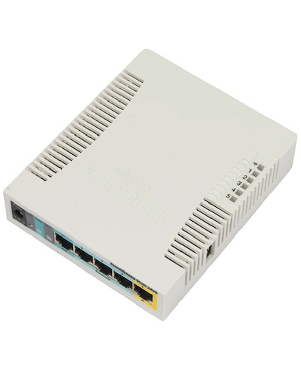 Mikrotik RB951Ui-2HnD Blanc Connexion Ethernet, supportant l'alimentation via ce port (PoE)