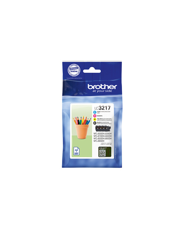 Brother LC-3217 cartouche d'encre Original Noir, Cyan, Magenta, Jaune