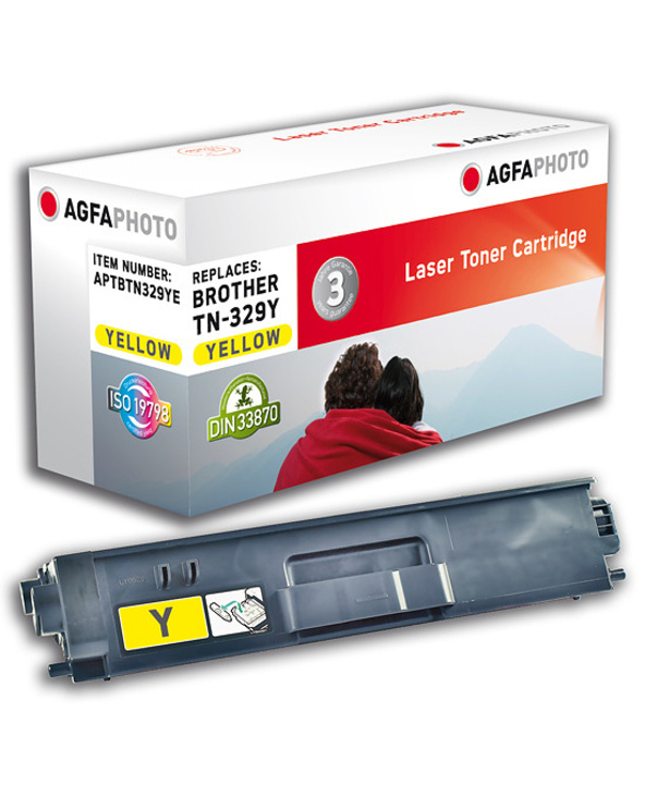 AgfaPhoto APTBTN329YE Cartouche de toner 1 pièce(s) Jaune
