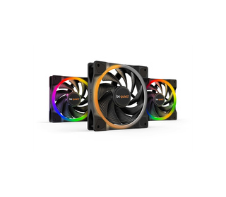 be quiet! Light Wings | 120mm PWM Triple Pack high-speed Boitier PC Ventilateur 12 cm Noir 3 pièce(s)