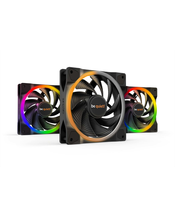 be quiet! Light Wings | 120mm PWM Triple Pack high-speed Boitier PC Ventilateur 12 cm Noir 3 pièce(s)