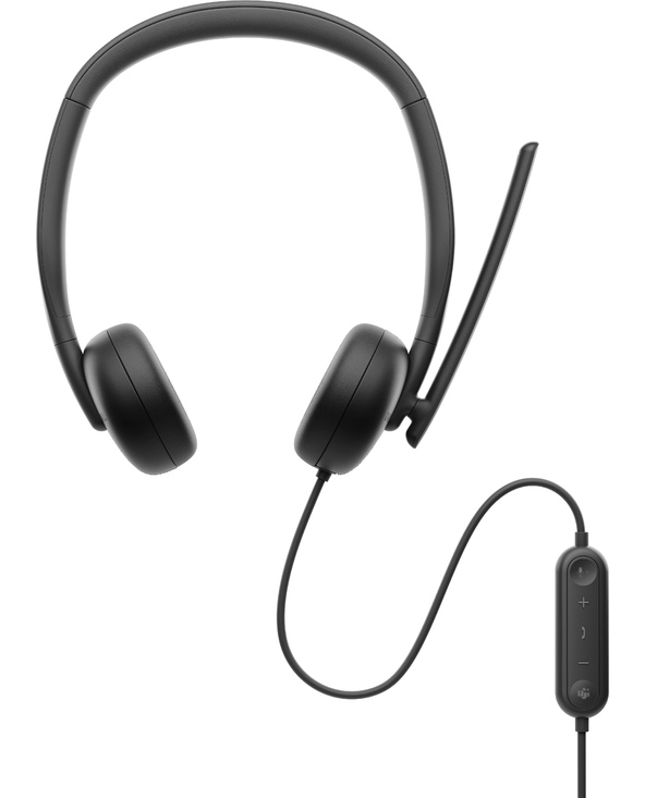 DELL WH3024 Casque Avec fil Arceau Appels/Musique USB Type-C Noir