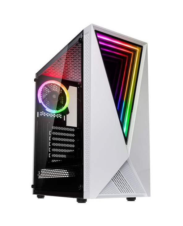 Kolink VOID WHITE unité centrale Midi Tower Noir, Blanc