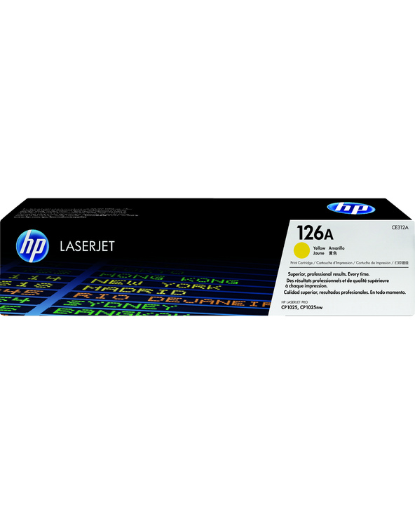 HP 126A toner LaserJet jaune authentique HP 126A toner LaserJet jaune authentique