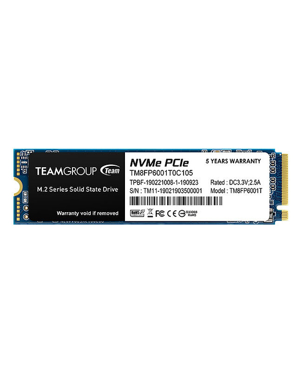 Team Group MP33 M.2 1 To PCI Express 3.0 NVMe 3D NAND