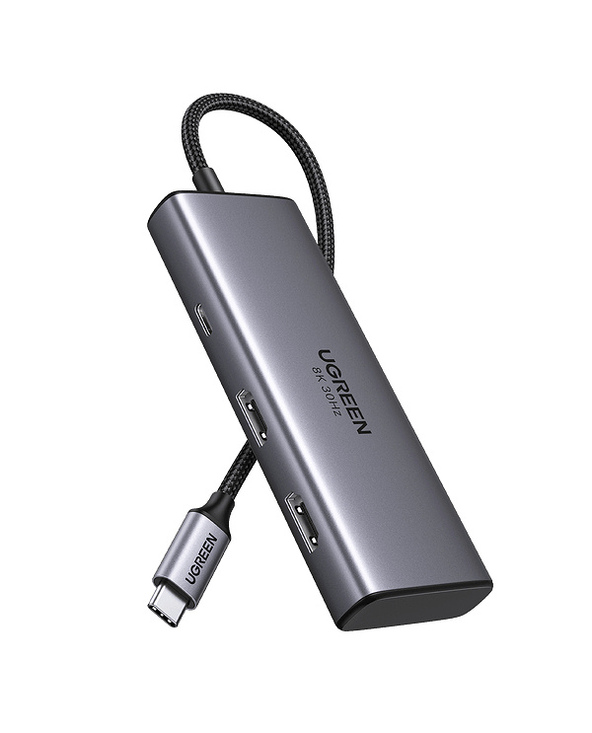 Ugreen Revodok 206 USB Type-C 5000 Mbit/s Argent