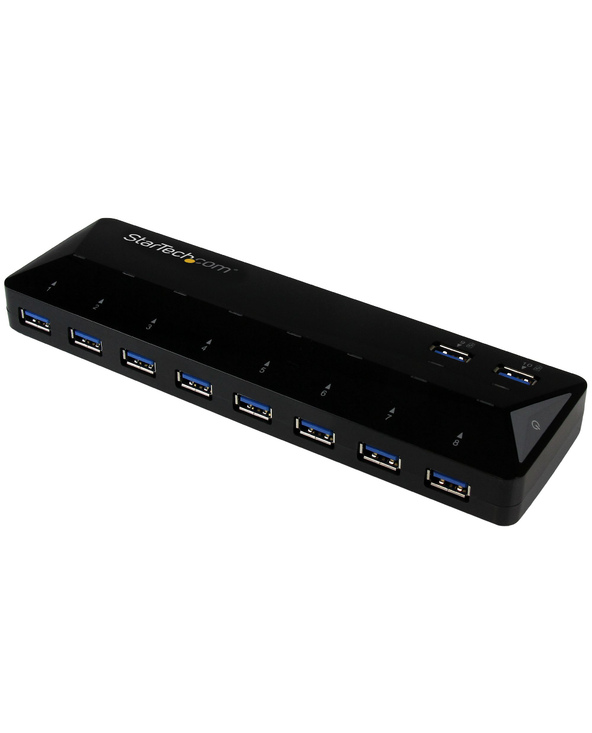 StarTech.com Concentrateur USB 3.0 (5Gbps) 10 ports avec Ports de Charge et de Synchronisation - 8 x USB-A, 2 x USB-A ports de C