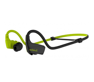 Divacore RedSkull green Casque Sans fil Crochets auriculaires Sports Bluetooth Noir, Vert