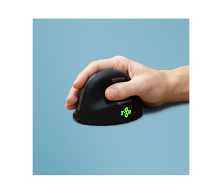 R-Go Tools Souris Ergonomique R-Go HE Break avec logiciel de pause, droiter, moyen (longueur main 165-185 mm), bluetooth, noir