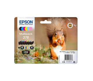 Epson Squirrel Multipack 6-colours 378 Claria Photo HD Ink
