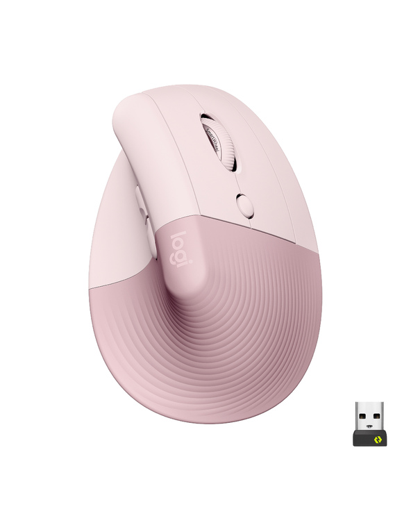 Logitech Lift souris Bureau Droitier RF sans fil + Bluetooth Optique 4000 DPI