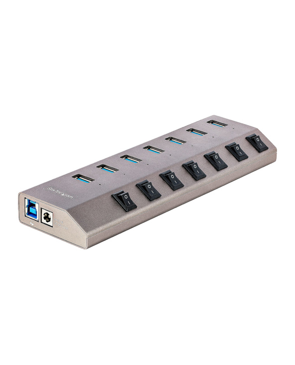 StarTech.com Hub USB-C avec Auto-Alimenté à 7 Ports - Hub USB Type C vers USB-A pour PC de Bureau/Portable - Hub USB 3.0 5Gbps a