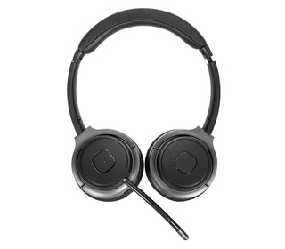 Targus AEH104GL écouteur/casque Avec fil &sans fil Arceau Appels/Musique USB Type-C Bluetooth Noir