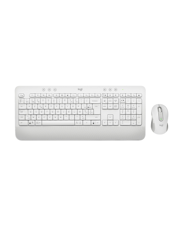 Logitech Signature MK650 Combo For Business clavier Souris incluse Bureau Bluetooth AZERTY Français Blanc