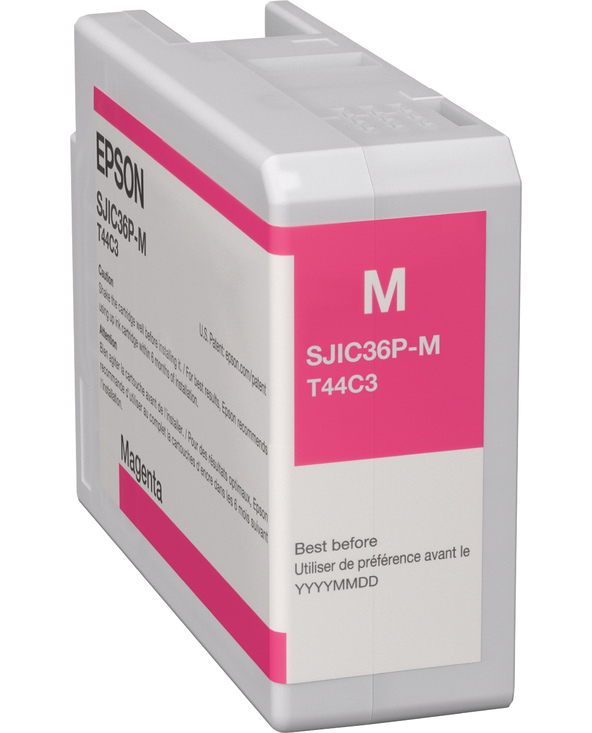 Epson SJIC36P(M): Ink cartridge for ColorWorks C6500/C6000 (Magenta) Epson SJIC36P(M): Ink cartridge for ColorWorks C6500/C6000 (Magenta)