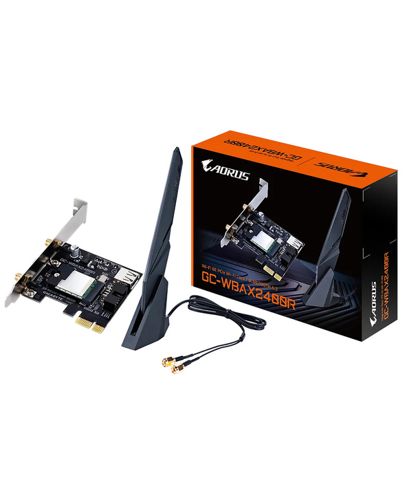 Gigabyte GC-WBAX2400R carte réseau Interne WLAN / Bluetooth 2400 Mbit/s