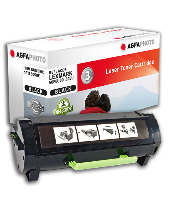 AgfaPhoto APTL505UE Cartouche de toner 1 pièce(s) Compatible Noir