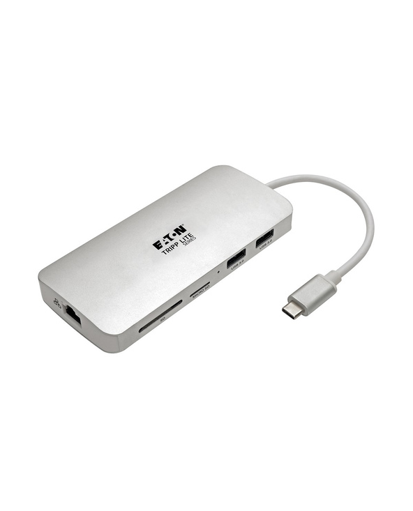 Tripp Lite U442-DOCK11-S station d'accueil USB 3.2 Gen 2 (3.1 Gen 2) Type-C Argent