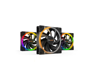 be quiet! Light Wings | 120mm PWM Triple Pack Boitier PC Ventilateur 12 cm Noir 3 pièce(s)