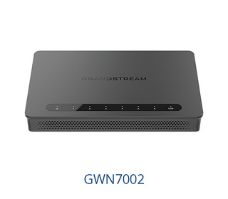 Grandstream Networks GWN7002 Routeur connecté 2.5 Gigabit Ethernet, Gigabit Ethernet Noir